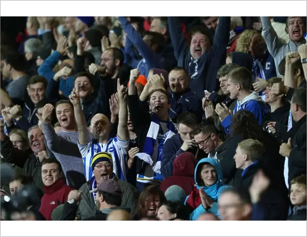 Brighton & Hove Albion Fans in Full Force at SkyBet Championship Match vs Bournemouth, American Express Community Stadium, 1st November 2014