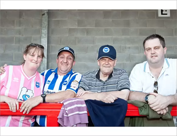 Brighton & Hove Albion FC: Pre-season Away Days 2012-13 - Fan Crowd Gallery