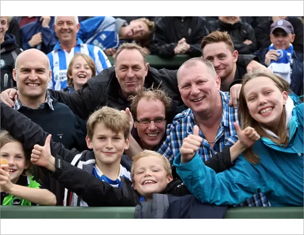 Electric Atmosphere: Brighton and Hove Albion Away Days 2013-14 - Yeovil Town Crowd Shots
