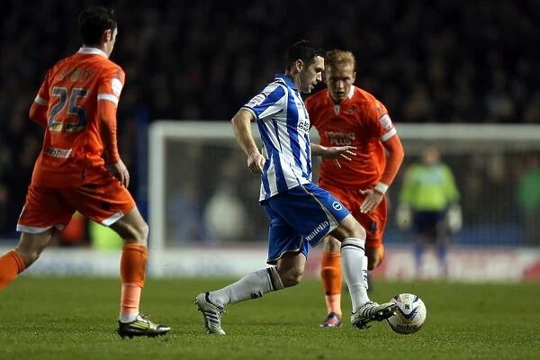 Andrew Crofts in Action: Brighton & Hove Albion vs Millwall, December 18, 2012