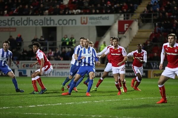 Brighton and Hove Albion Celebrate Championship Victory at Rotherham United (07MAR17)