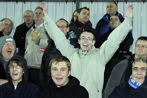 Brighton & Hove Albion FA Cup Fans: Unforgettable Moments at Woking (November 2010)