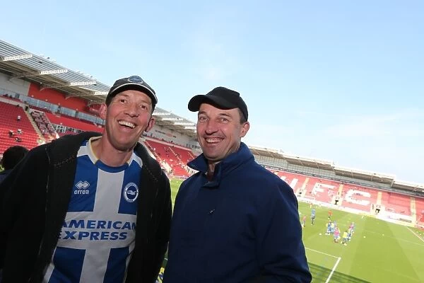 Brighton and Hove Albion Fans in Full Force: Rotherham United vs. Brighton and Hove Albion, April 2015