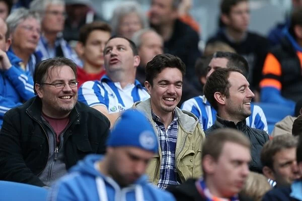 Brighton & Hove Albion Fans in Full Force at American Express Community Stadium during SkyBet Championship Match vs. Rotherham United (October 2014)