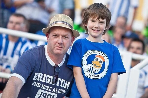 Brighton and Hove Albion FC: Away Days 2012-13 - Fans in Action on the Seafront