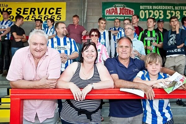 Brighton & Hove Albion FC: Pre-season Away Days 2012-13 - A Gallery of Crowd Shots