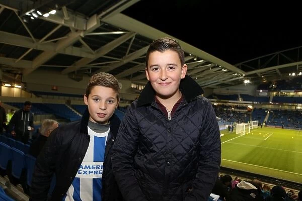 Brighton and Hove Albion FC: Unwavering Fan Support in Sky Bet Championship Match vs. Wigan Athletic (November 2014)