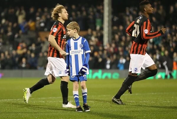 Brighton & Hove Albion Mascot at Fulham's Craven Cottage during Sky Bet Championship Match (December 2014)