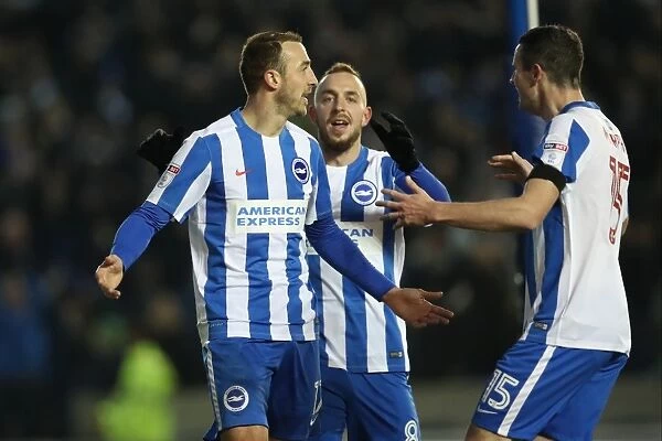 Brighton and Hove Albion vs. Fulham: A Fight in the EFL Sky Bet Championship (November 2016)