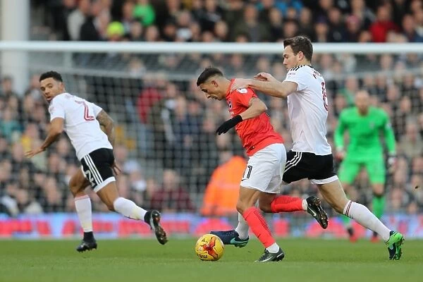 Brighton and Hove Albion vs. Fulham: EFL Sky Bet Championship Clash at Craven Cottage (02JAN17) - Intense Match Action