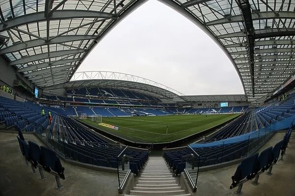 Brighton and Hove Albion vs Fulham: A Panoramic View of the American Express Community Stadium during the Championship Clash (November 2016)
