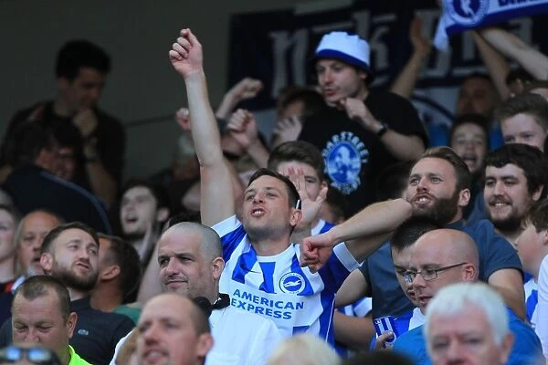 Brighton and Hove Albion vs Hull City: A Sea of Passionate Fans in the Sky Bet Championship Clash, September 2015