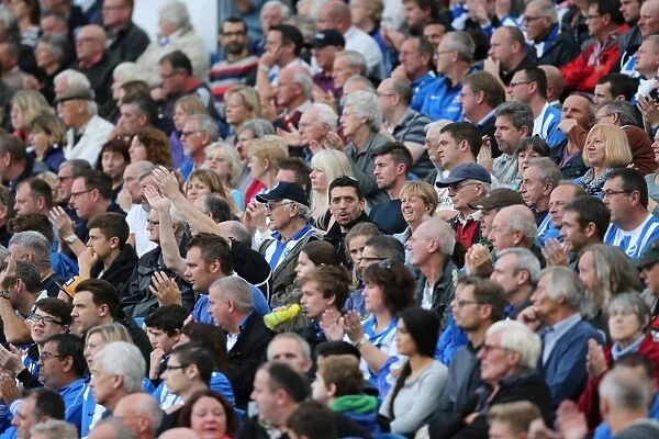 Brighton and Hove Albion vs Middlesbrough: Passionate Fan Clash at the American Express Community Stadium (18th October 2014)