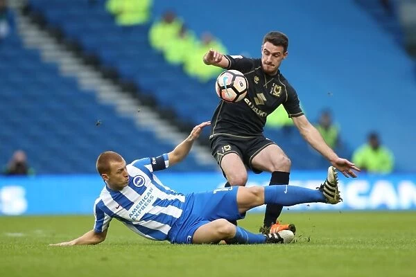 Brighton and Hove Albion vs. Milton Keynes Dons: FA Cup 3rd Round Clash at American Express Community Stadium (07JAN17)