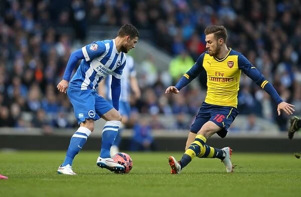 Brighton & Hove Albion's Jake Forster-Caskey in FA Cup Action Against Arsenal (2015)
