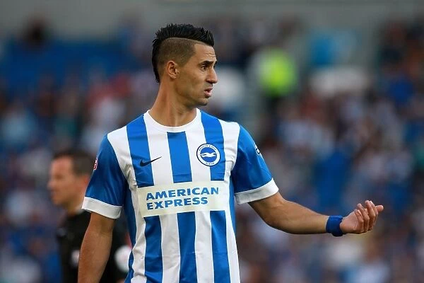 Brighton's Kayal in Action: Brighton & Hove Albion vs. Nottingham Forest, Sky Bet Championship 2015