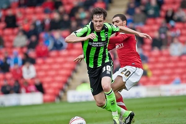 Will Buckley in Action: Barnsley vs. Brighton & Hove Albion, Npower Championship, 28th April 2012