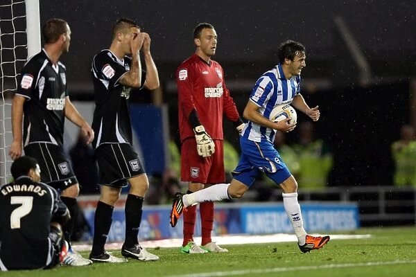 Will Buckley's Equalizer: Brighton & Hove Albion 1-1 Ipswich Town, October 2, 2012, Amex Stadium