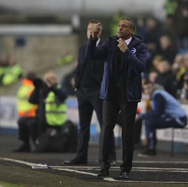 Chris Hughton Leads Brighton and Hove Albion in Championship Clash against Millwall (17MAR15)