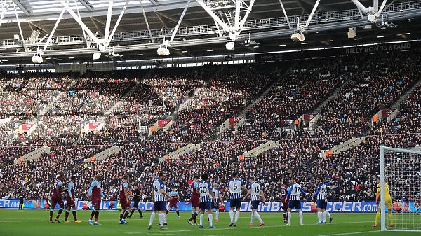 Feb 1, 2020: Clash between West Ham United and Brighton & Hove Albion in the Premier League