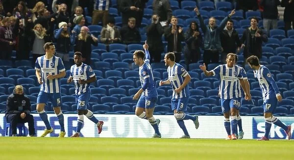 Gary Gardner Scores for Wigan Against Brighton & Hove Albion in Championship Match, November 2014