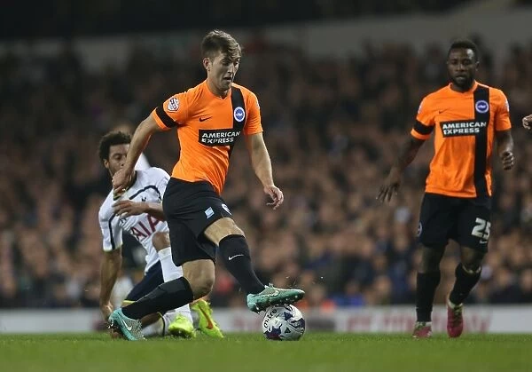 Gary Gardner Stands Firm Against Tottenham in Intense Capital One Cup Showdown, October 2014