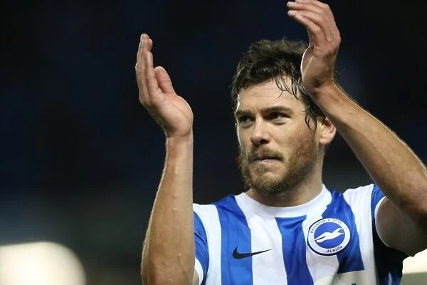 Gordon Greer Leads Brighton and Hove Albion in FA Cup Battle against Arsenal (25 January 2015)