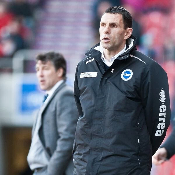 Gus Poyet vs. Dean Saunders: Heated Rivalry in the Npower Championship - Doncaster Rovers vs. Brighton & Hove Albion, 3rd March 2012