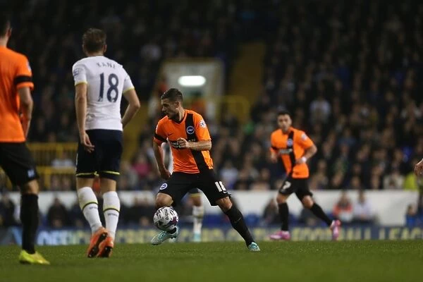 Jake Forster-Caskey in Action: Tottenham vs. Brighton & Hove Albion, Capital One Cup
