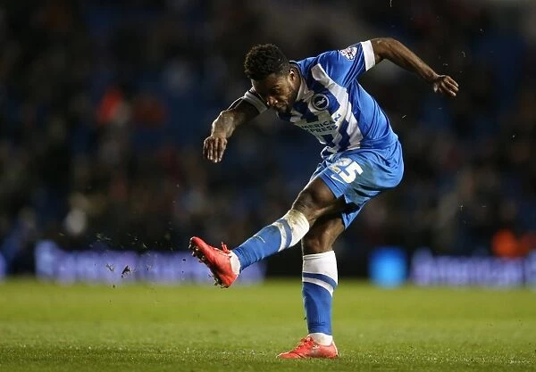 Kazenga LuaLua Scores the Thrilling Winning Goal for Brighton Against Derby County (3 March 2015)