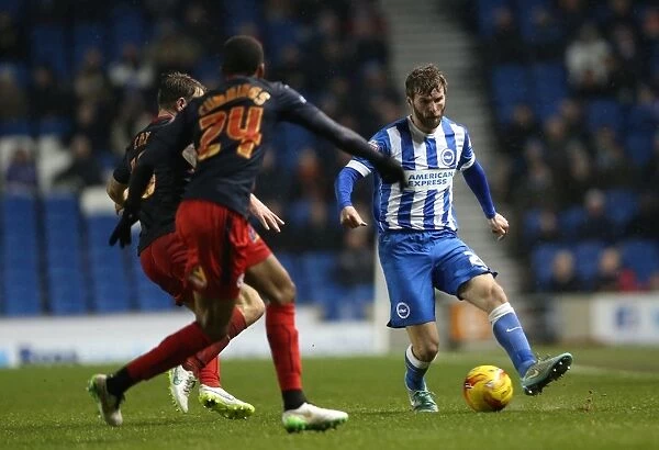 Paddy McCourt in Action: Brighton & Hove Albion vs. Reading, American Express Community Stadium (December 2014)