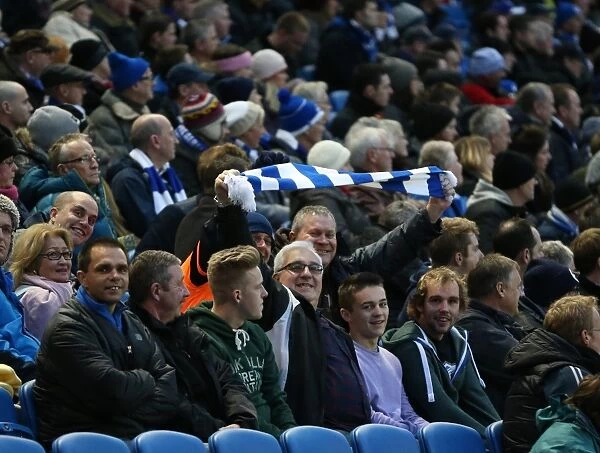 Passionate Albion Fans: A Moment of Pride at American Express Community Stadium (26DEC14) - Brighton and Hove vs. Reading