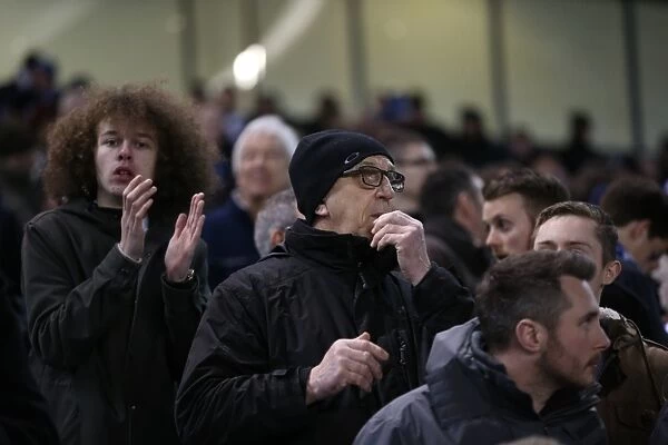 Passionate Moment: Brighton and Hove Albion Fans vs Leeds United (24FEB15)