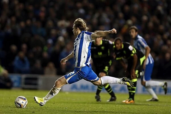 Penalty Showdown: Mackail-Smith's Attempt Saved by Kenny – Brighton & Hove Albion vs Leeds United (November 2, 2012)
