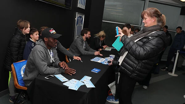 Player Signing Session at American Express Community Stadium, Brighton & Hove Albion FC (18FEB20)