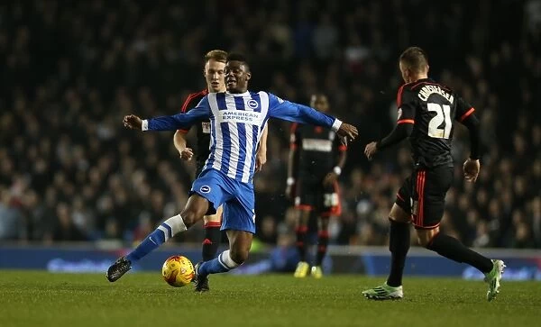 Rohan Ince in Action: Brighton & Hove Albion vs Fulham (29NOV14)