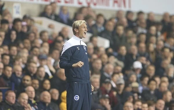 Sami Hyypia Leads Brighton and Hove Albion in Capital One Cup Clash against Tottenham Hotspur (29OCT14)