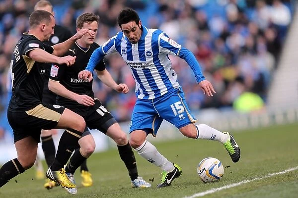 Vicente's Thrilling Performance: Brighton & Hove Albion vs Leicester City, NPower Championship, April 6, 2013
