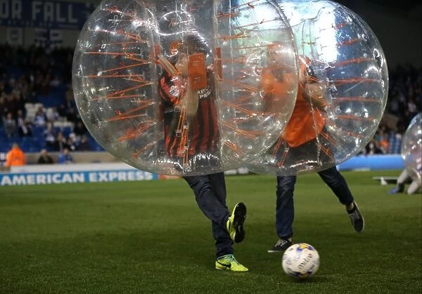 Zorb Football: Brighton and Hove Albion vs. AFC Bournemouth, Sky Bet Championship 2015 - April Showers