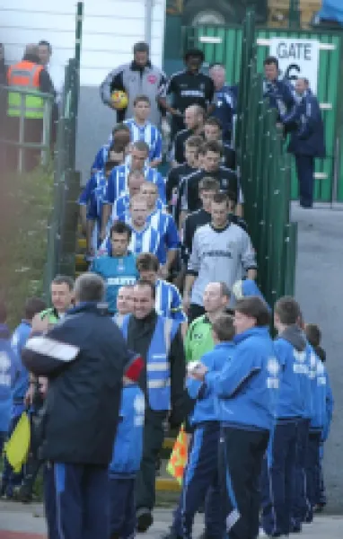 Buy The Albion & Tranmere teams emerge from the dressing rooms