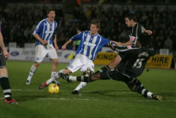 Buy Dean Hammond shoots for goal