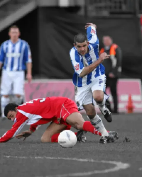 Buy Alex Frutos in action against Stafford Rangers
