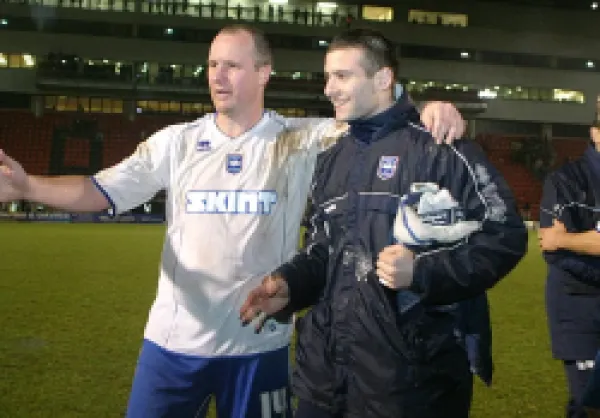 Buy Guy Butters & John Sullivan celebrate Albion's win