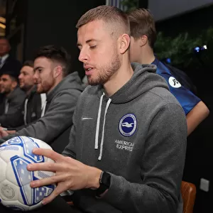 2019/20 Season: Brighton & Hove Albion FC Player Signing Session with Neal Maupay, Dale Stephens, Aaron Connolly, and Adam Webster at Amex Stadium