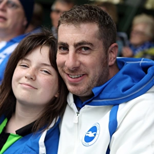 Brighton and Hove Albion Away Days 2013-14: Yeovil Town Crowd Shots
