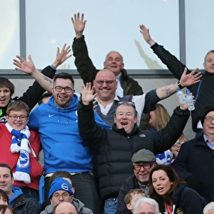 Brighton and Hove Albion FC: Unwavering Support Against AFC Bournemouth (10APR15)