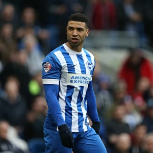 Brighton & Hove Albion vs. Norwich City: Leon Best's Action-Packed Performance in the Sky Bet Championship Clash (3rd April 2015)