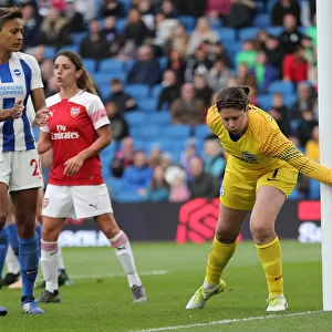 Brighton and Hove Albion Women vs Arsenal Women: WSL Clash at American Express Community Stadium (29APR19) - Match Action