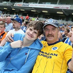 Brighton & Hove Albion: Young Seagulls Open Training Session - Fans Gather for a Glimpse (31st July 2015)