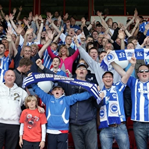 Brighton & Hove Albion's Euphoric Away Day at Walsall (2010-11 Season)